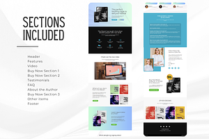 Ebook Landing Page Template Canva