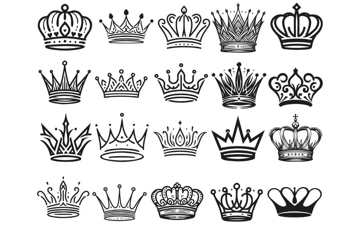 Royal Crowns Set 1 Procreate Brush, a Brush Add-On by Disasterology Ink (Photo 9 of 10)