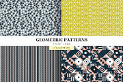 Geometric Pattern Paper Pack, a Pattern Graphic by illuztrate (Thumbnail 2 of 5)