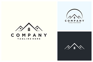 Home logo design. Realty, Property, a Branding & Logo Template by jundio studio