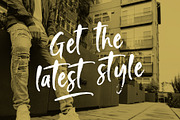 Hanlena Brush, a Handwritten Font by Gatype (Thumbnail 3 of 10)