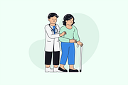 Hospital Service Illustration, an Object Graphic by Jump Studio (Thumbnail 4 of 14)