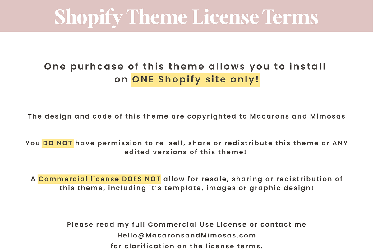 Cute Pastel Stationery Shopify Theme, a Shopify Template by Macarons and Mimosas (Photo 9 of 9)