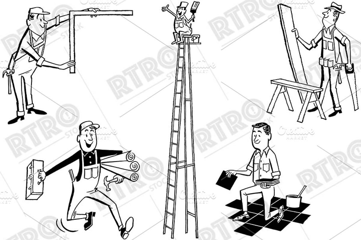 RTRO Construction 1, an Illustration by RTRO Stock (Photo 5 of 5)