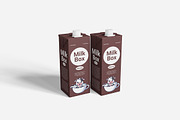Milk Box Mockup, a Product Mockup by Indah (Thumbnail 4 of 6)
