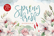 SPRING FRESH Watercolor set, a Food Illustration by Lemaris (Thumbnail 1 of 8)