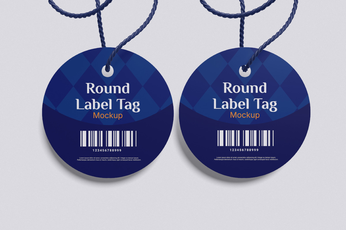 Round Label Tag Mockup, a Product Mockup by swsi-studio (Photo 5 of 5)