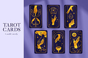 Esoteric tarot card backs with hands, an Object Illustration by PaperTrident (Thumbnail 1 of 7)