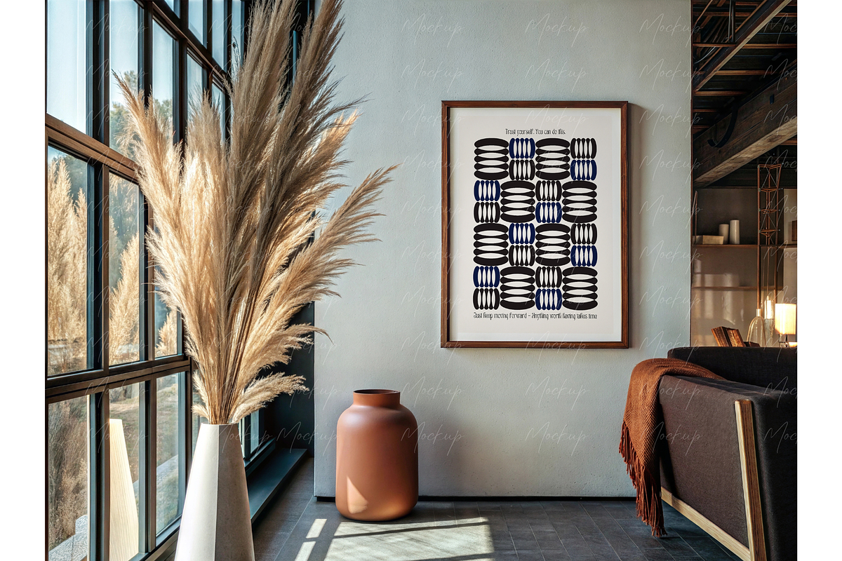 Frame in Home Interior Mock Up, a Product Mockup by TatiMockup (Photo 4 of 5)