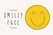 Smiley face clipart illustration, an Illustration by Allyson Johnson (Thumbnail 1 of 3)