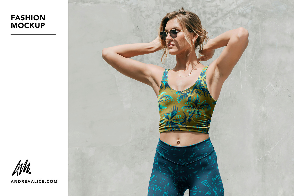 Fashion Mockup Women's Activewear 02, an Apparel Mockup by Andrea Muller (Photo 6 of 7)