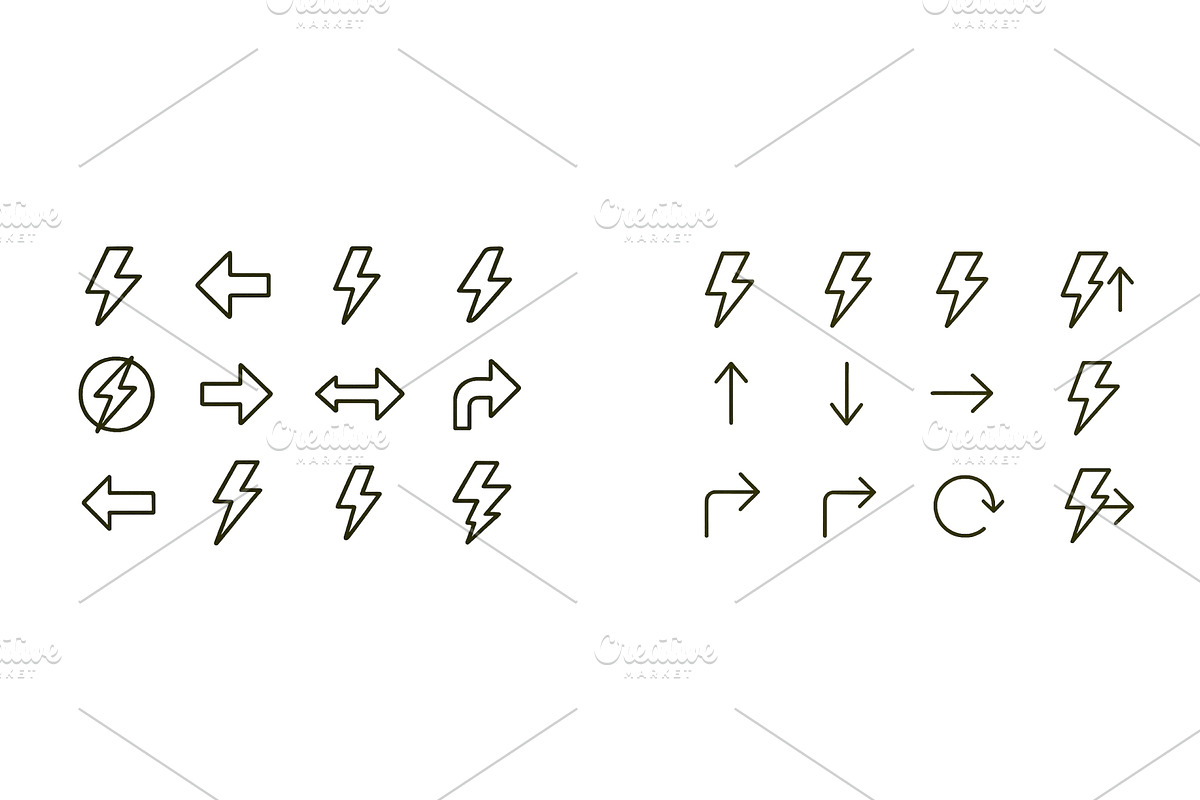 Collection of various arrow and, an Illustration by ZinetroN