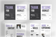 Resume Booklet, a Print Template by Annora Studio (Thumbnail 5 of 6)