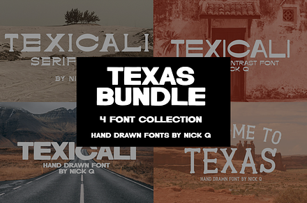 Texas Font Bundle