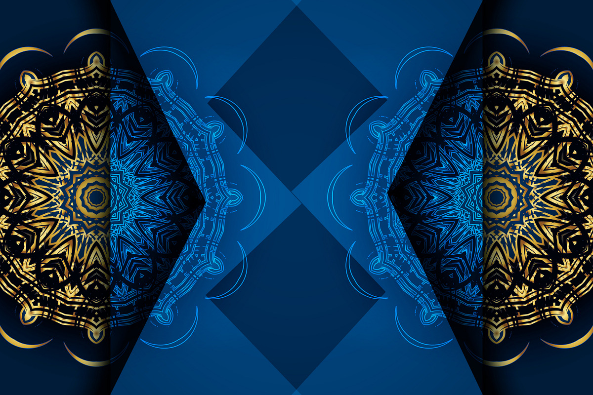 Mandala Oriental Floral art Bundle, a Background Graphic by NJ Himel (Photo 89 of 97)