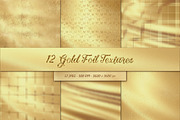 12 Gold Foil Textures, a Texture Graphic by Orange Fox (Thumbnail 3 of 3)