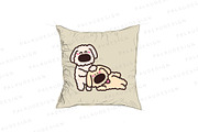 Cute Kawaii Dogs Couples Love, an Animal Illustration by Palau (Thumbnail 2 of 12)