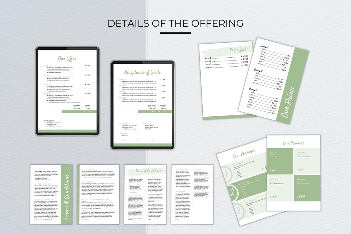 Business Proposal Canva Template preview 6
