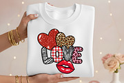 Valentine Love Sublimation Png, a Seasonal Illustration by YA Design (Thumbnail 3 of 4)