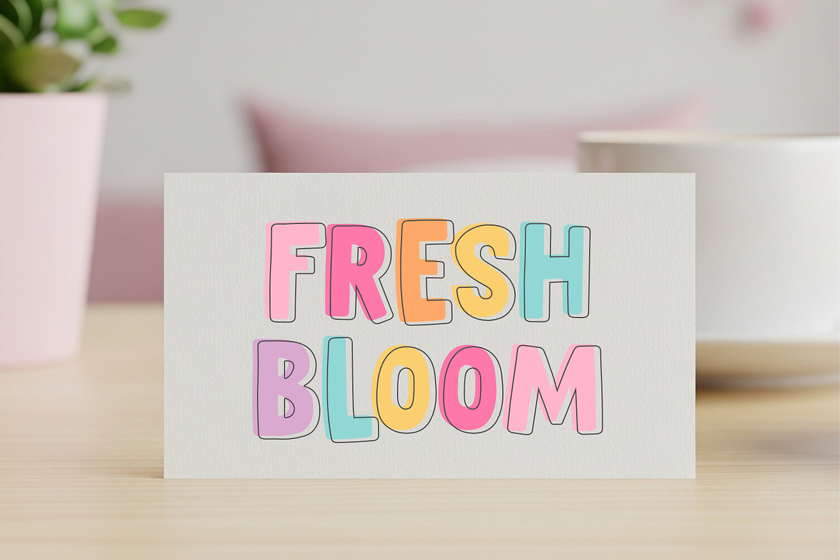 Charming Chunky - Display Font, a Handwritten Font by Keithzo (Photo 5 of 8)
