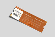 Ticket Mockup, a Product Mockup by graphictime (Thumbnail 4 of 12)