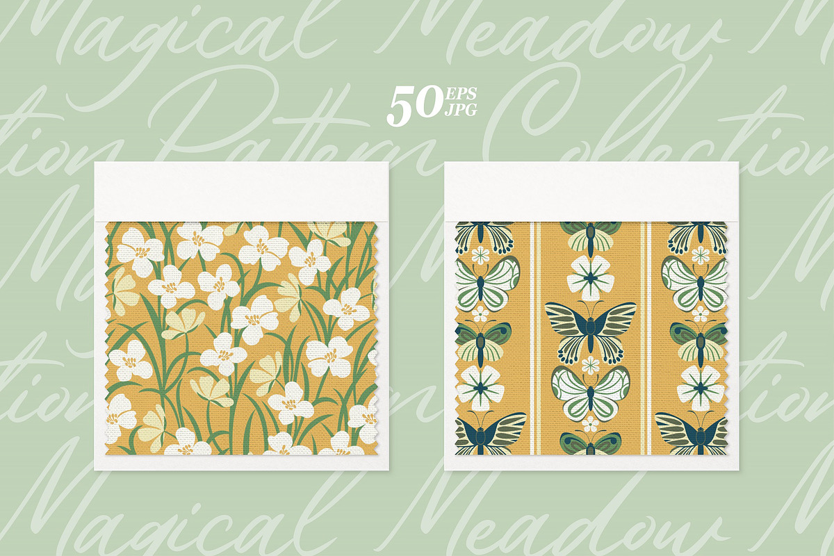 Magical Meadow Pattern Collection, a Pattern Graphic by MarynArts (Photo 3 of 14)