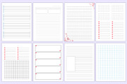 Ultimate Notebook Paper Bundle Canva, a Stationery Template by Mustafiz (Thumbnail 4 of 9)