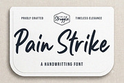 Pain Strike, a Script Font by Struggle Studio (Thumbnail 1 of 8)