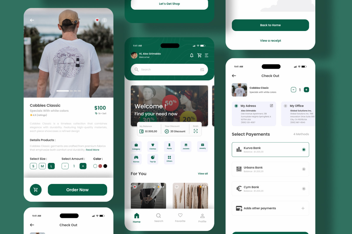Shop Hub - Shopify Mobile App, an App Template by trabaskriya (Photo 4 of 5)