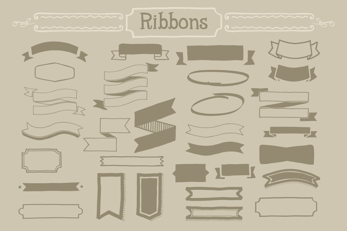 120 Handwritten Decorative Shapes 04 preview 2