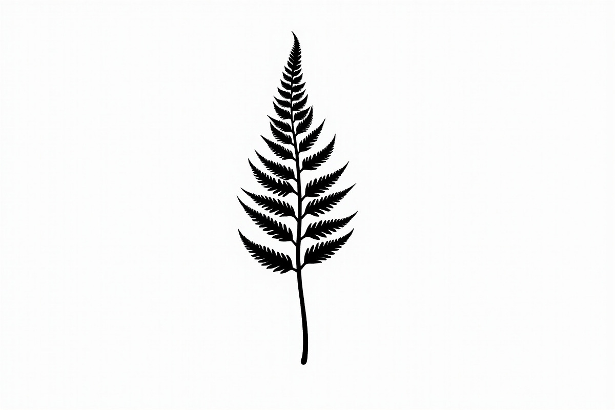Elegant Fern Leaf Silhouette Bundle, an Illustration by Designs_River (Photo 2 of 9)