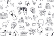 Farm Animals, a Pattern Graphic by GooseFrol (Thumbnail 5 of 7)