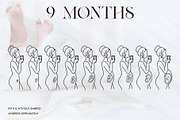 Blooming Woman Line Art Collection, a Person Illustration by Kate Galunga Artstore (Thumbnail 10 of 15)