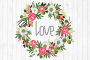 Flowers + Alphabet, a Decorative Illustration by YuliaBiser (Thumbnail 4 of 9)
