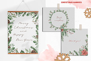 Christmas bunnies watercolor, an Animal Illustration by Marina Ermakova (Thumbnail 8 of 13)