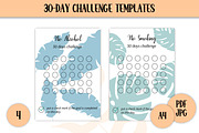 Habits Trackers Templates A4 PDF, a Stationery Template by AnnaViolet_store (Thumbnail 6 of 9)
