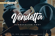 Vendetta Handstylish Font, a Script Font by Alif Devan R. (Thumbnail 1 of 15)