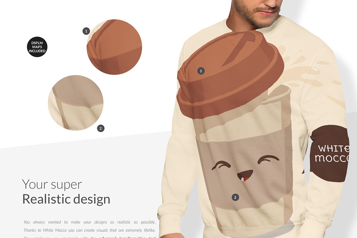 Men Sweatshirt Mockups Set FREE DEMO, a Books & Magazine Mockup by Apparel_Mockups (Photo 14 of 24)