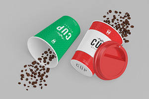 8oz Coffee Cup Mock-Up