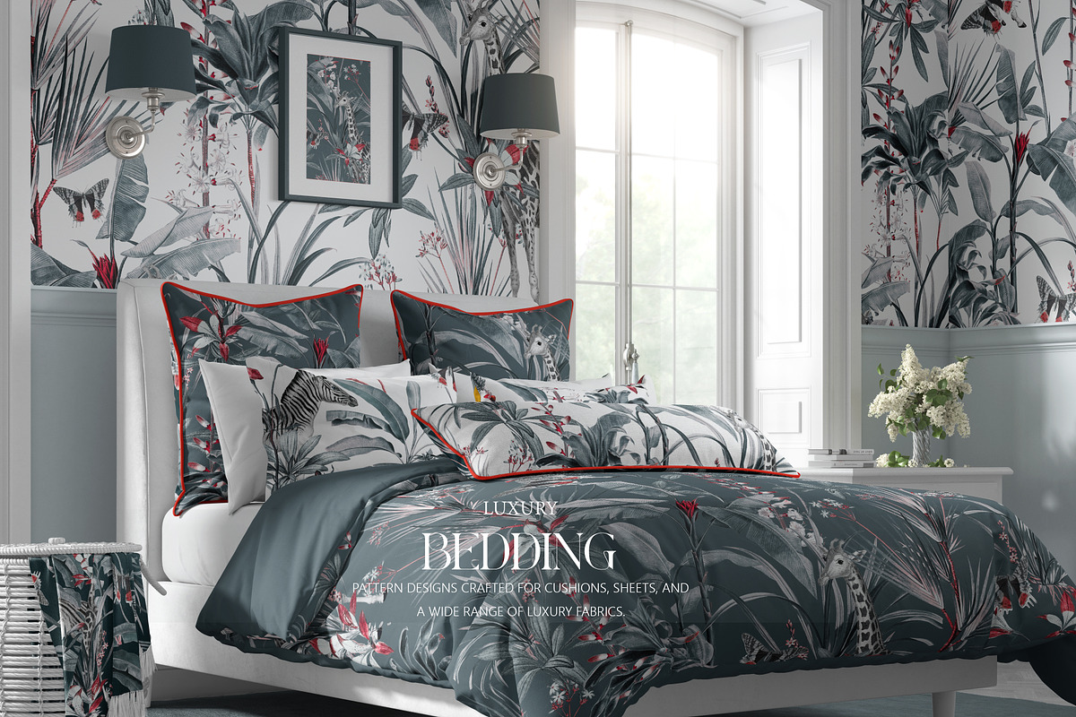 SAFARI BOTANICA — Luxury Prints, a Pattern Graphic by YARROO (Photo 2 of 10)