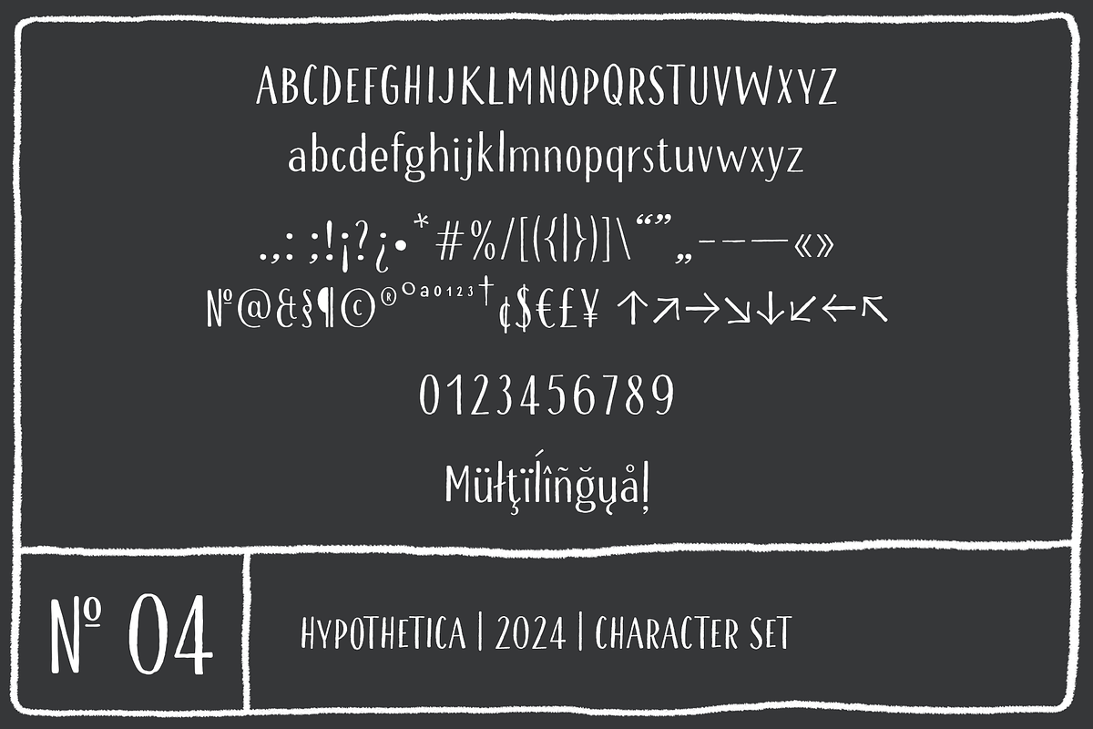 Hypothetica | Human Made & Irregular, a Handwritten Font by Ayca Atalay (Photo 5 of 5)