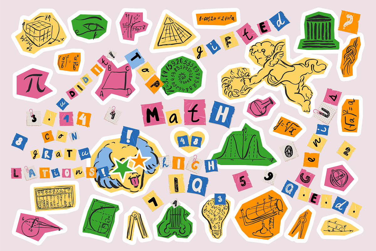 mathematical symbols Vector, an Object Graphic by Anada Arty