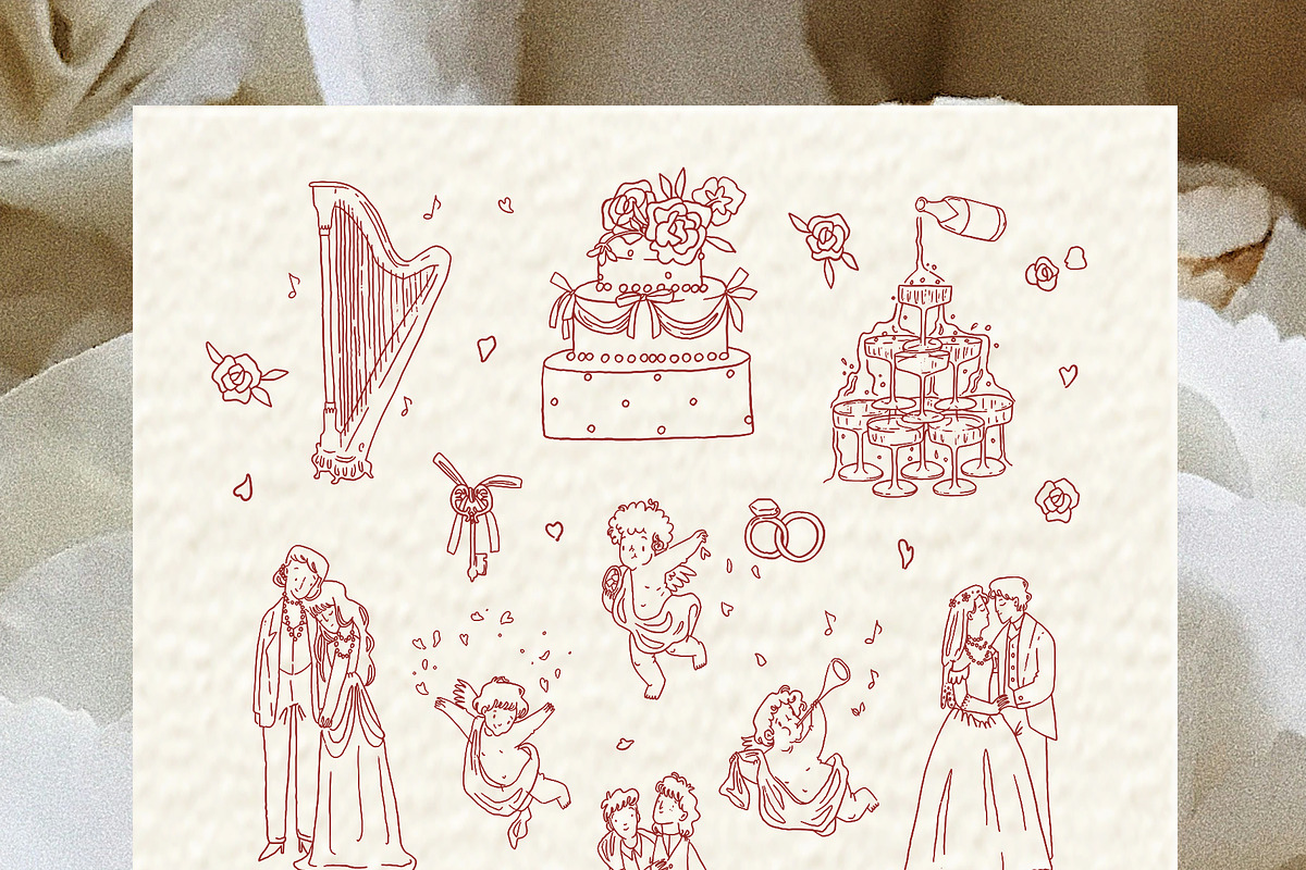 Romantic coquette bundle - 4 in 1, an Object Graphic by Cute Atelier (Photo 3 of 29)