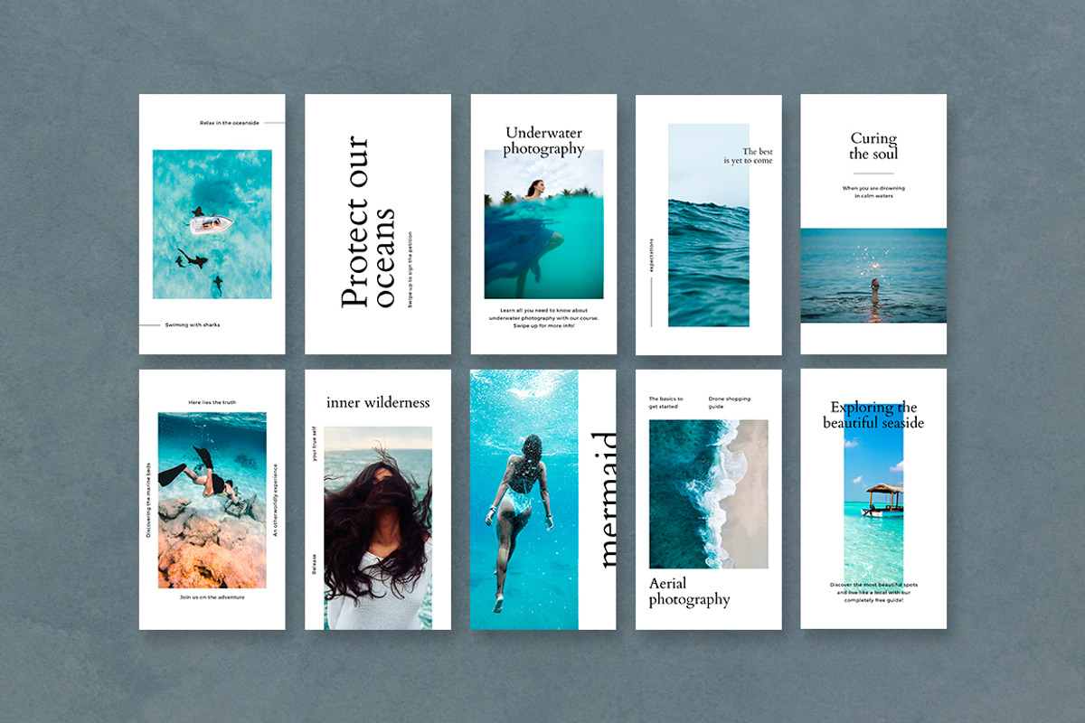 CANVA Ocean Instagram Stories, a Social Media Template by Eternel Design Studio (Photo 4 of 5)