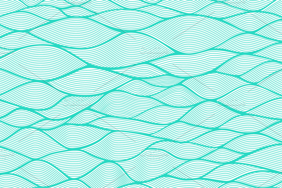 Waves pattern set 2 preview 5
