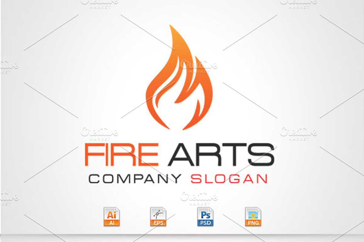 Fire Arts, a Branding & Logo Template by stock6design (Photo 1 of 2)