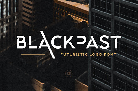 Blackpast - Futuristic Logo Font, a Sans Serif Font by Sarid Ezra