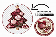 Watercolor Christmas Sleepover Clipa, an Illustration by Libby Wishes (Thumbnail 2 of 7)