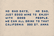 La Rioja — Retro Display Typeface, a Sans Serif Font by Any-Type® Foundry (Thumbnail 3 of 9)