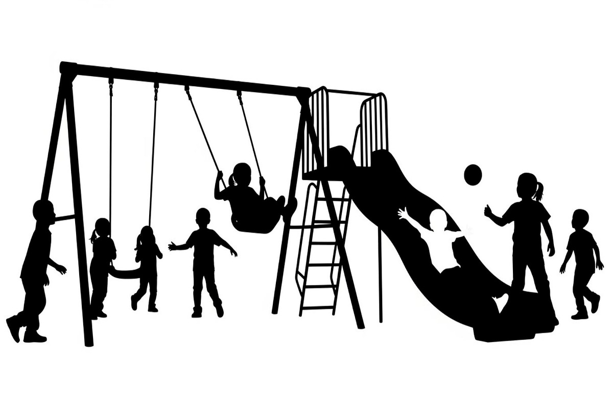 50 Kids Playground Silhouette Bundle, an Illustration by Gfx_Store (Photo 43 of 51)